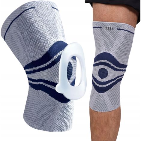 Rodillera de compresión FIT4MED que estabiliza la articulación de la rodilla. (1/5)