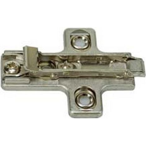 10PZ BASETTE PER CERNIERE INCASSO CON CLIP BAR3R - mm.0h.