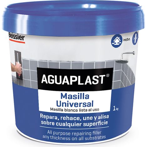 Aguaplast Pâte Universelle Tube 1kg Rebouchage Et Lissage Facile - Aguaplast (1/3)