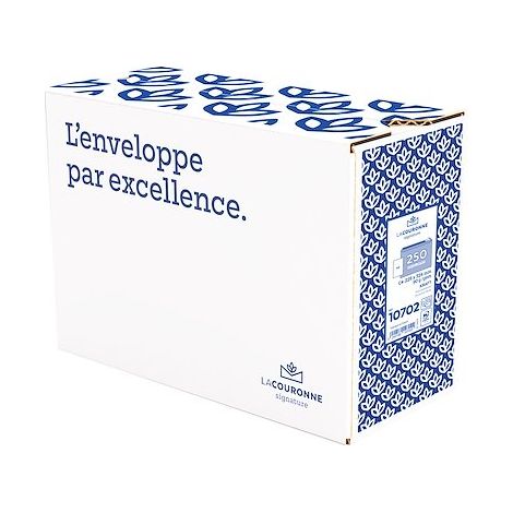 Enveloppe grand format 229 x 324 mm kraft La Couronne 100 g sans fenêtre - Boîte de 250