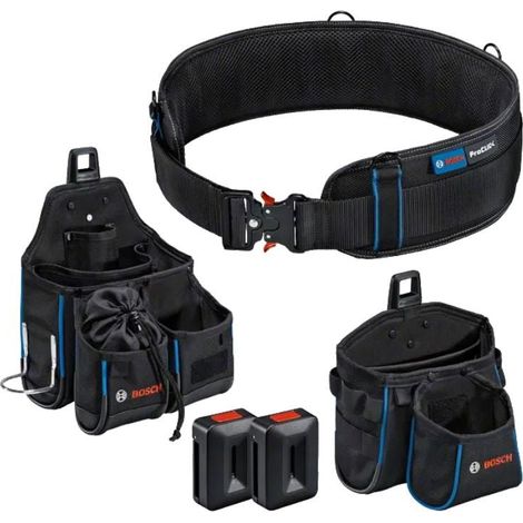 Kit porte-outils Bosch Professional Combi-Kit ceinture avec sacoche et 2 ProClick Holders