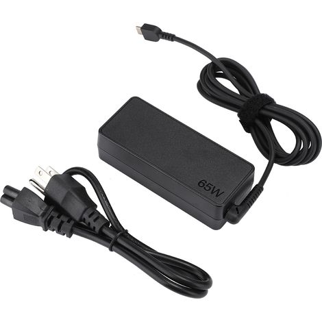 Adaptateur secteur 20 V 3,25 A 65 W, type E-C, pour ordinateur portable Lenovo (100-240 V, prise américaine). (1/5)