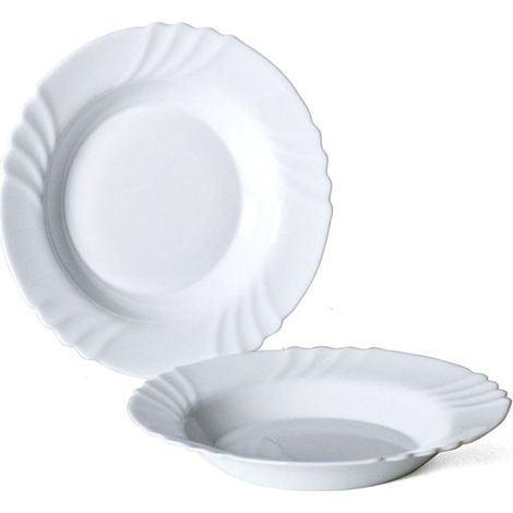 Servicio de platos de vidrio Ebro, 19 piezas, Bormioli