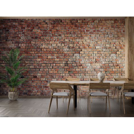 Papier peint 3d brique - 500 x 270 cm (1/2)