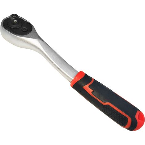 Clé cliquet 1/4 pouce 72 dents manche court – Acier carbone douille, réparation, précision (1/5)