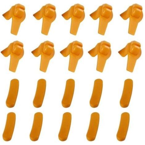 20 pièces Tête de Démonte-pneu avec Protège-jante et Insert Canard pour Changement de Pneus- (1/5)