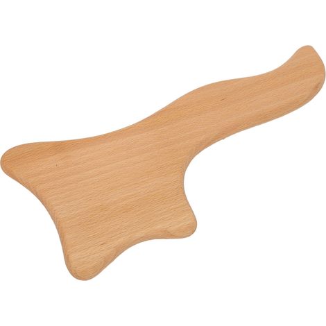 Planche Gua Sha en bois ergonomique pour homme et femme, outil de massage musculaire, drainage lymphatique, relaxation et raclage corporel (1/5)