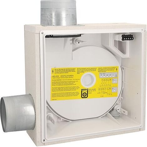 Helios Boitier a encastrer Ventilation pour 2 pieces ELS-GUBZL