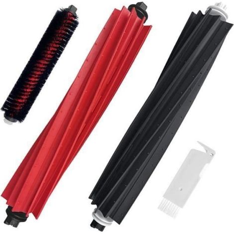 Accessoire Aspirateur - - Roborock S8 Pro Ultra - 2 Brosses à Rouleaux - Brosse Autonettoyante - Noir (1/4)