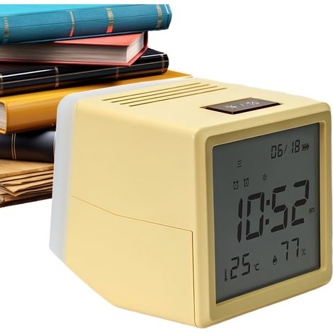 Réveil pour Affichage LED Température Humidité Lumière Douce (1/5)