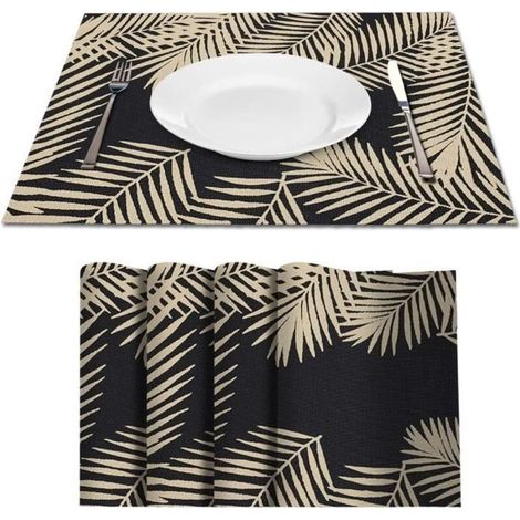Platzsets – Noname – 4er-Set – Geflochtenes PVC – Rutschfest – Waschbar – Hitzebeständig (1/4)