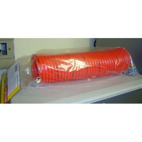 TUBO SPIRALE 10 METRI ATTACCO RAPIDO UNIVERSALE COMPRESSORE (1/2)