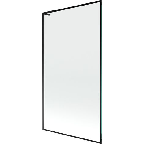 Mexen Next L Badewannenfaltwand 1-flügelig 100 x 150 cm, schwarzes Muster, schwarz - 895-100-000-03-70-70 (1/5)