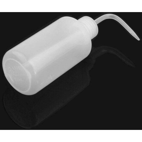 Flacon de savon pour le détatouage en plastique blanc transparent de 250 ml (1/4)