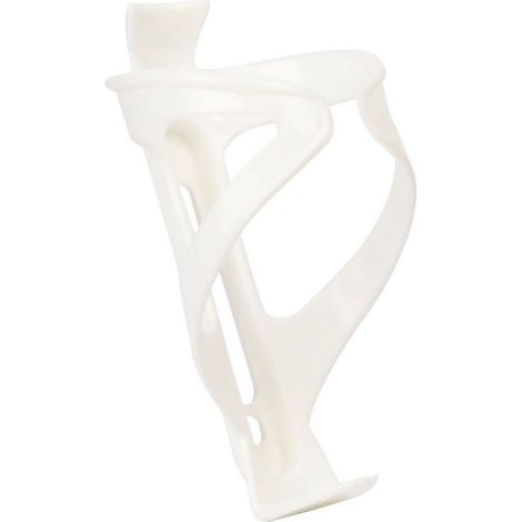 Porte-bidon pour VTT et vélo de route, plastique haute résistance, 22 g, vis et clé incluses – 148 mm (H) x 73-80 mm (L), blanc (1/4)