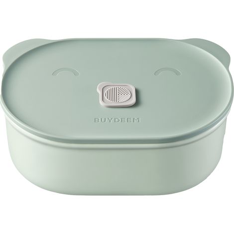 Recipiente cerámico para alimentos BUYDEEM de 500 ml, modelo CT3007, color Cozy Greenish