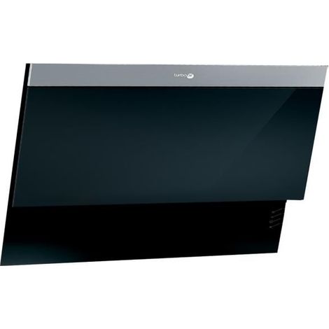 Turboair TURDIVABLF80 DIVA Cappa a parete 80 cm 625 m³-h Classe D 68 dB 3 velocita' colore Nero Acciaio Inox (1/4)