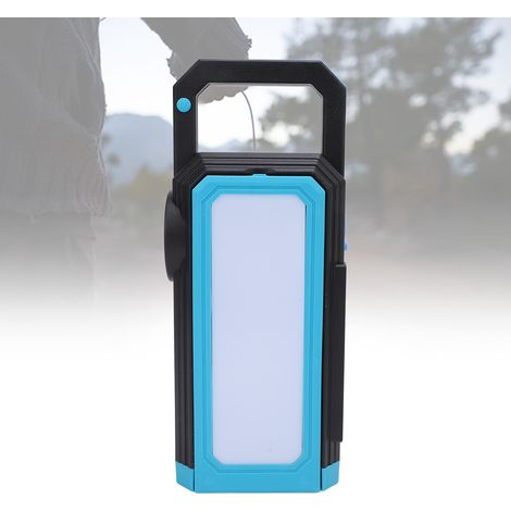 Lanterne de camping solaire double face pliable multifonctionnelle pour activités de plein air d'urgence Bleu,DUBUNS (1/5)