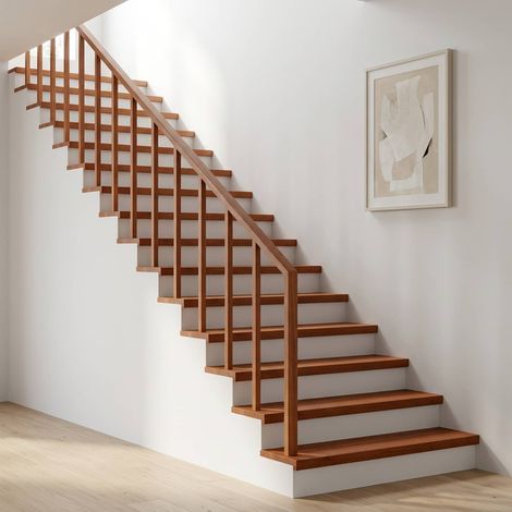 Marches d'escalier 2 pièces 110 x 30 x 2 cm Marron (1/5)