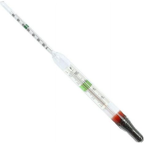 Hydromètre à flotteur en verre pour aquarium avec thermomètre, eau salée marine [divers] (1/5)