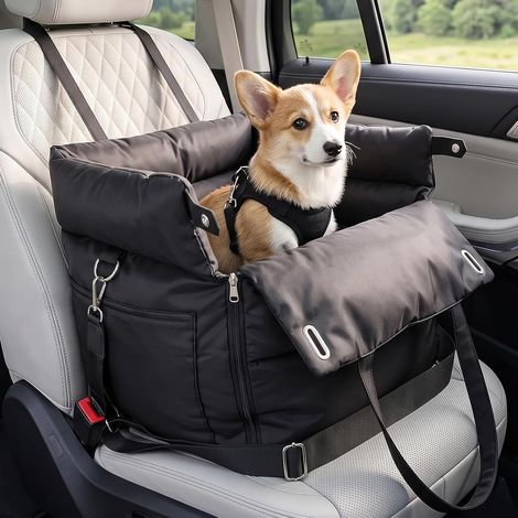 Siège pour chien de voiture jusqu'à 13,6 kg, pour petits chiens (1/5)