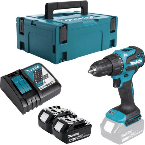 Tournevis à percussion Makita DHP490RTJ 18V 5Ah (1/5)
