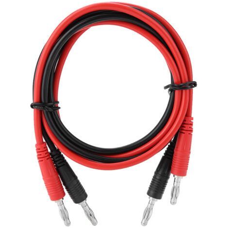 Banana Plug Test Cable, Conductive Metal Test Lead for Electrical Laboratory, Electrical Work School, Physics Laboratories (1/5)
