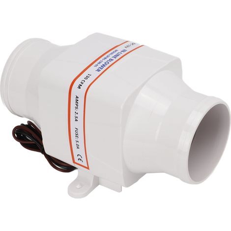 Ventilateur axial 3 pouces 12V 130CFM pour bateau, moteur électrique étanche avec hélice à 4 pales, cale de bateau (1/5)