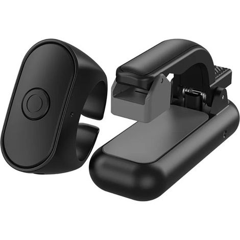 Mando a distancia compatible con Kindle Paperwhite, iPhone, iPad, tabletas Android y lectores electrónicos. Accesorio para Kindle - Negro (1/5)