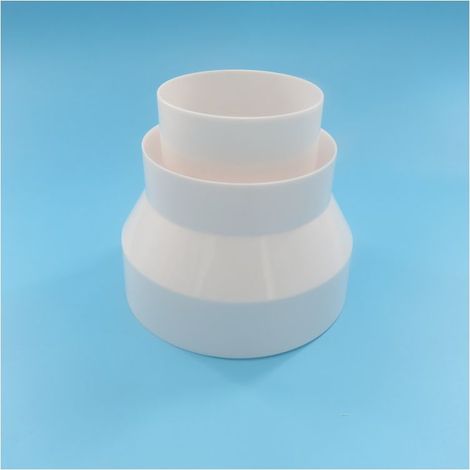 Adaptateur réducteur pour conduit de ventilation en PVC 100/110/150, bague de réduction pour tuyau d'échappement, tête de réduction (1/5)