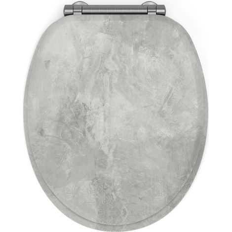 GELCO - Abattant wc mdf effet beton soft close (1/5)