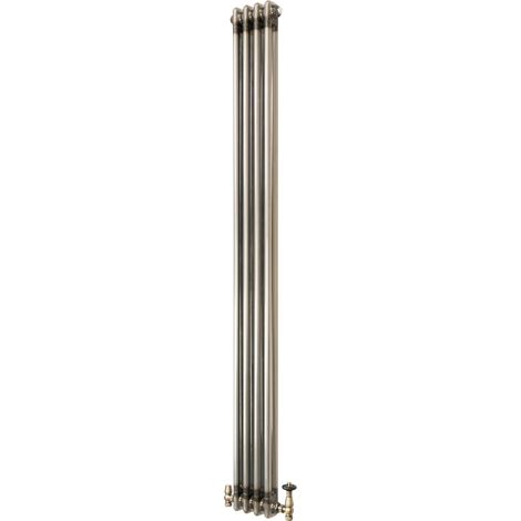 Radiatore 2 Colonne Verticale Metallo Grezzo 1800 x 200 mm TRV