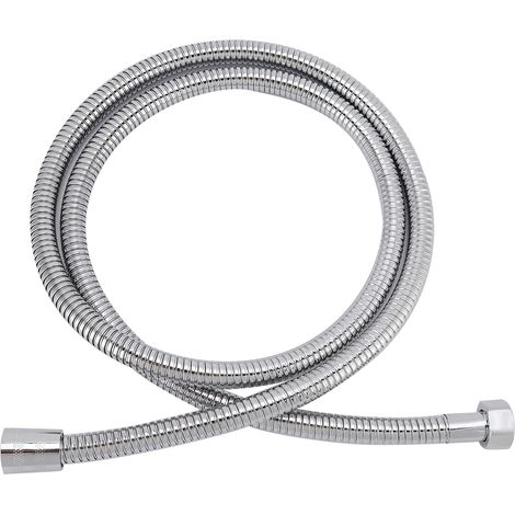 Tuyau de douche flexible galvanisé en acier inoxydable G1/2" de 1,5 m pour salle de bain domestique (1/5)