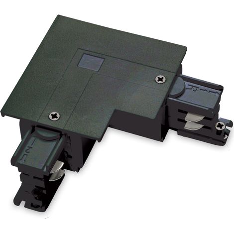 Kit Connettore Da Incasso Sinistro On-Off Link Alluminio Nero