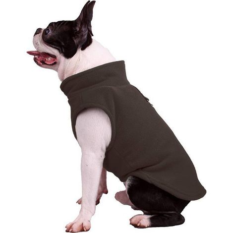 Pull Chien Polaire Chaud Vêtement Pour Animal De Compagnie Hiver Extérieur Intérieur Taille Unique (1/5)