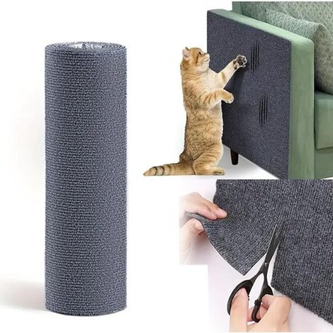 Protector antiarañazos para sofá de gato - Alfombrilla rascadora para gatos - Poste rascador autoadhesivo - Protección para alfombras 100 x 40 cm (1/5)