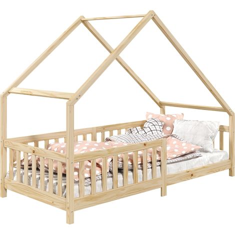 Lit cabane CORA Naturel 90x200 cm