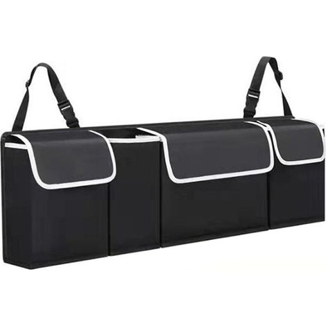 Car Trunk Organizer Bag Waterproof for Car SUV MPV Backseat Car Organizer Travel Organization Storage Box with 4 Bag Car Interior Accessories (1/5)