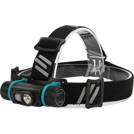 Wiederaufladbare LED-Stirnlampe per USB, wasserdicht und superhell, ideal für Camping und Wandern. (1/5)