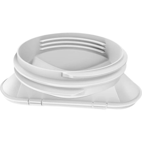 Air connecteur de tuyau déchappement ca kit de fenêtre de climatiseur coupleur de tuyau de climatiseur connecteurs de conduits d'air Machine externe baffle Droit suite (1/5)
