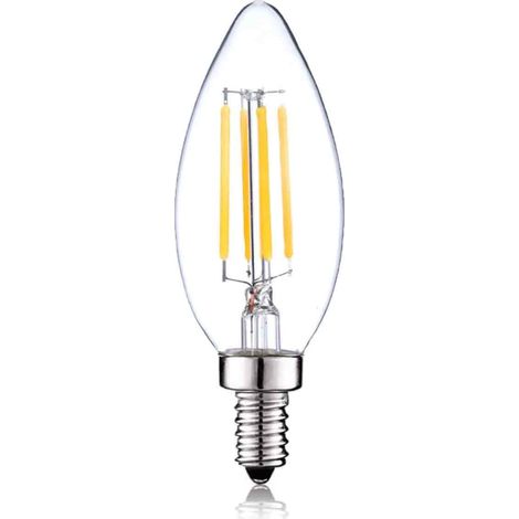 Ampoule LED à filament E14 style rétro, blanc chaud, à intensité variable, 220 V (2 W) (1/5)