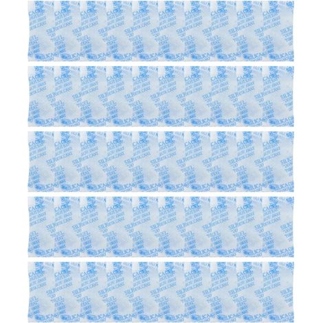 50 Pcs Sachets DéShydratants Absorbeur d'humiditéTransparent Gel de Silice Déshydratantpour (1/3)