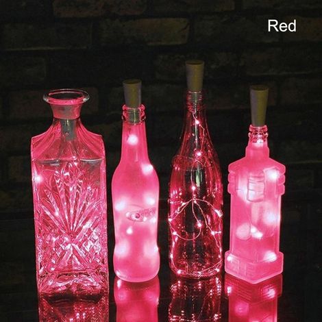 lumineuse LED solaire en forme de bouchon de liège lampe (1/4)