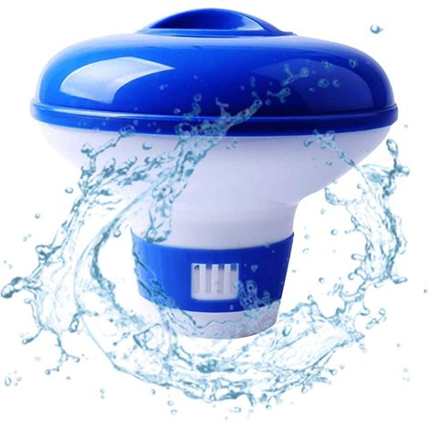 Flotteur doseur de chlore de 12,7 cm (5 pouces) pour piscine, pour une eau claire et propre. (1/5)