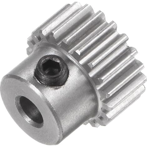 Pignon Mod 0,5 de 20 Dents Alésage 3 mm X Hauteur 5 mm Argent (1/4)