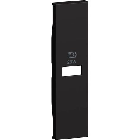 Cover per caricatore USB K4192C Bticino Living Now KG11PD nero