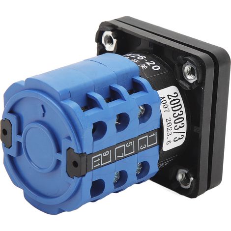Interrupteur sélecteur de transfert universel 3 positions commutateur inverseur biposition DC 220V AC 380V en PA (1/5)