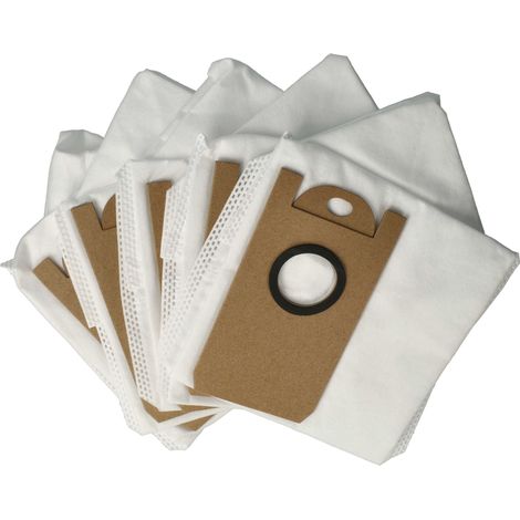 vhbw 5x Sacs aspirateur compatible avec Honiture Q6 aspirateur robot - Sac pour station de vidage