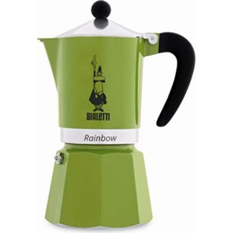 Caffettiera Italiana Bialetti Rainbow Vert Metallo Alluminio (1/5)