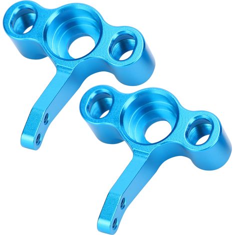 2 Pièces Moyeu de Direction en Alliage d'Aluminium 1/10 pour Modèles RC HSP 94122 et 94188 (1/5)